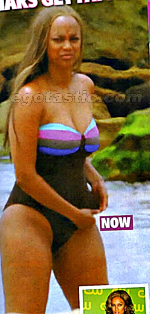 Tyra Banks being called "fat" in her swimsuit